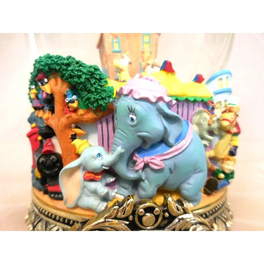 Disney Dumbo Master Of Animation Snow Globe Ward Kimball Turning Rare HTF